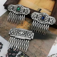 "Lumirosa" Rhinestone Hair Clip