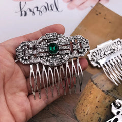 "Lumirosa" Rhinestone Hair Clip