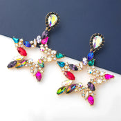 "Veylisse" Star Dangle Earrings width=100 
