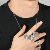 "Noctylla" Bat Choker Necklace width=100 