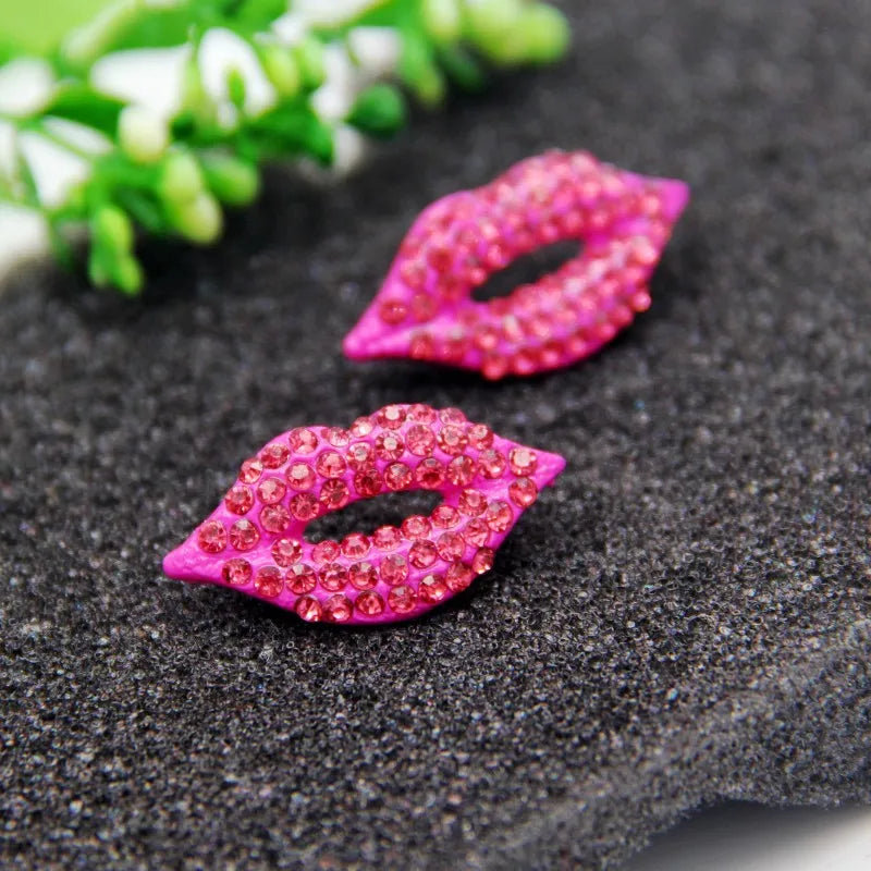 "Vivantine" Lip Earrings
