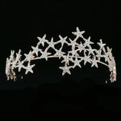 "Luminis" Rhinestone Star Tiara width=100 