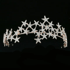 "Luminis" Rhinestone Star Tiara