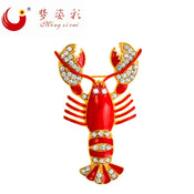 "Zolinara" Lobster Brooch width=100 