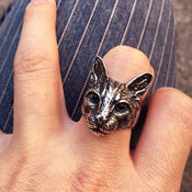"Herodion" Big Cat Ring width=100 
