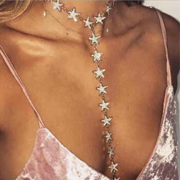 "Astraeus" Star Body Necklace