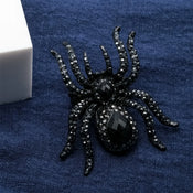 "Jocelyth" Spider Brooch width=100 