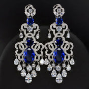 "Caesara" Royal Tassel Earrings width=100 