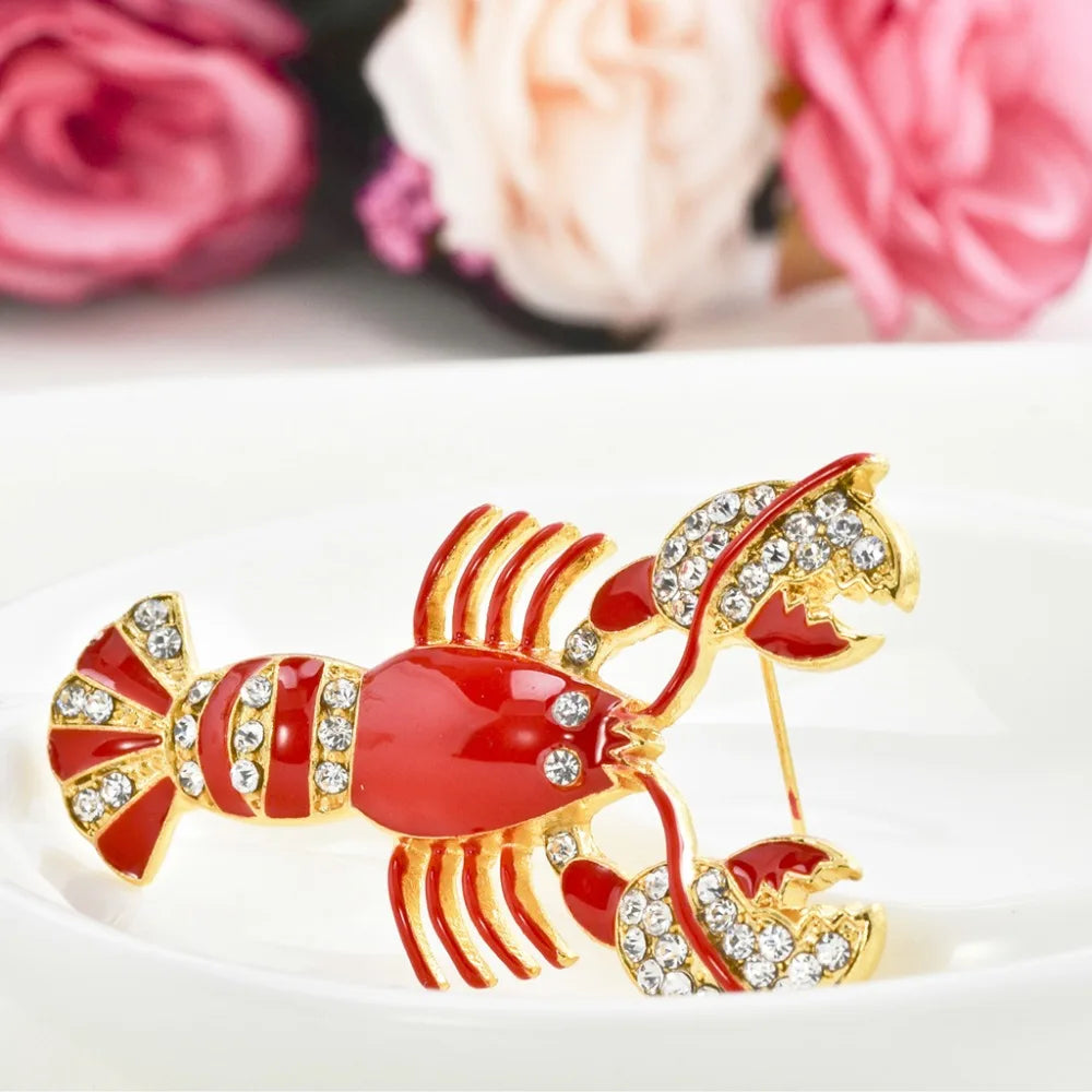 "Zolinara" Lobster Brooch