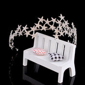 "Luminis" Rhinestone Star Tiara width=100 