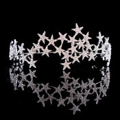"Luminis" Rhinestone Star Tiara width=100 