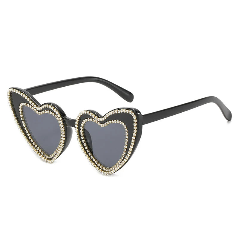 "Wynora" Heart Sunglasses