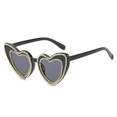 "Wynora" Heart Sunglasses