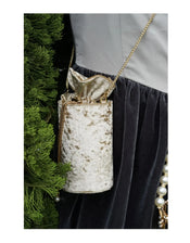 "Perlith" Pearl Bucket Clutch width=100 