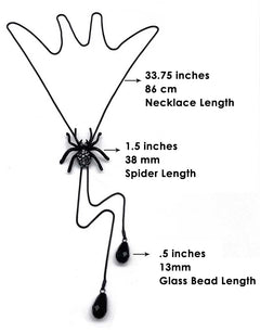 "Rhea" Spiderweb Necklace