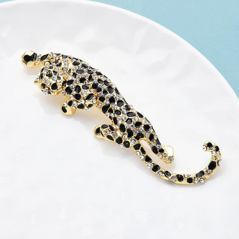 "Grandoff" Leopard Brooch