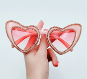 "Wynora" Heart Sunglasses width=100 