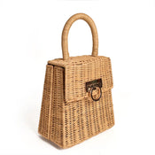 "Capretta" Straw Beach Bag width=100 