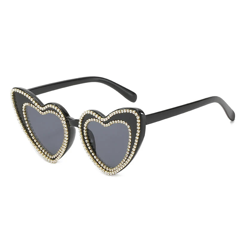 "Wynora" Heart Sunglasses