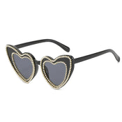"Wynora" Heart Sunglasses width=100 