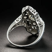 "Marcellon" Geometric Rhinestone Ring width=100 