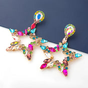 "Veylisse" Star Dangle Earrings width=100 