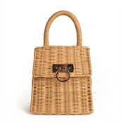 "Capretta" Straw Beach Bag width=100 