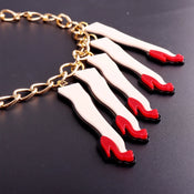 "Odilia" Legs Pendant Necklace width=100 
