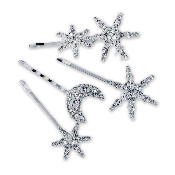 "Oriana" Stars and Moon Hairpin Set