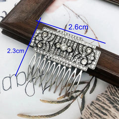 "Lumirosa" Rhinestone Hair Clip
