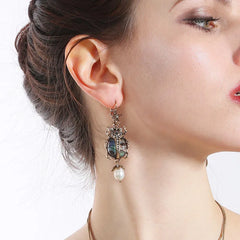 "Astrella" Pearl Star Scarab