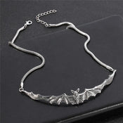 "Noctylla" Bat Choker Necklace width=100 