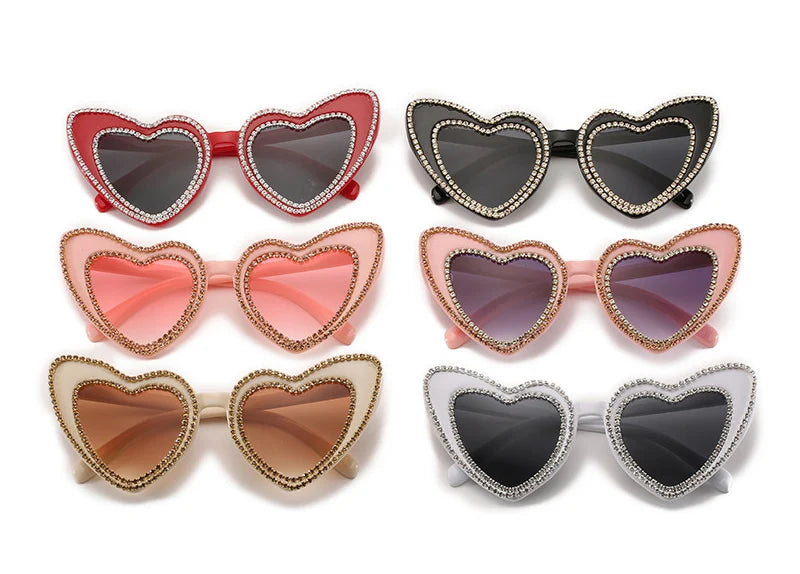 "Wynora" Heart Sunglasses