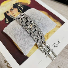"Majestique" Rhinestones Link Bracelet