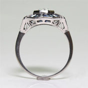 "Maivelle" Art Deco Ring width=100 