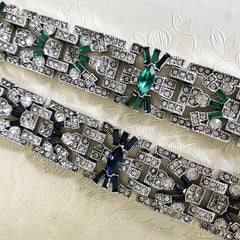 "Majestique" Rhinestones Link Bracelet