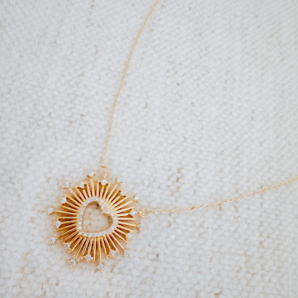 Heart Of Shine Fine Work Necklace-0