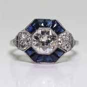"Maivelle" Art Deco Ring width=100 