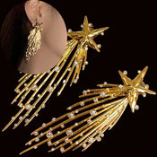 "Ethelind" Stars Drop Earrings width=100 