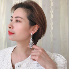 "Eclisette" Art Deco Statement Earrings