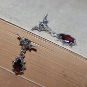 "Itzayana" Bat Earrings width=100 