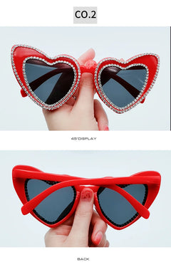 "Wynora" Heart Sunglasses