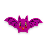 Gothic Glam Bat Scatter Pin by Johanna Parker x Lipstick & Chrome - PLUM-0