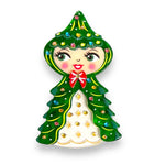 Holly Howard Tree Girl Brooch by Lipstick & Chrome x 50s Vintage Dame-0