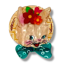 Bunny Bloom Brooch by Lipstick & Chrome-0 width=100 