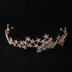 "Stardust" Golden Crown width=100 