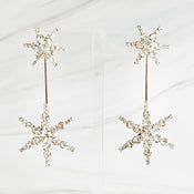 Double Starburst Statement Earrings-1 width=100 