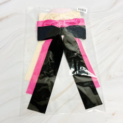 Simply Velvet Bow Hair Clip Set Of 3-4 width=100 