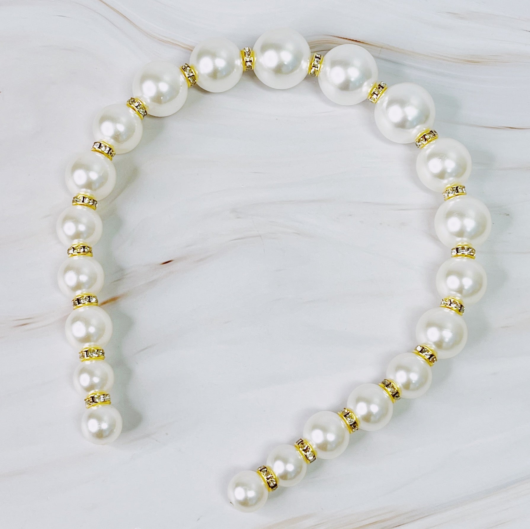 My Lovely Janice Pearl Headband-1