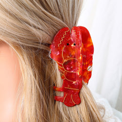PAWSOME PETS NEW YORK Hand-painted OCEAN Claw Hair Clip #3 | Eco-Friendly-0 width=100 